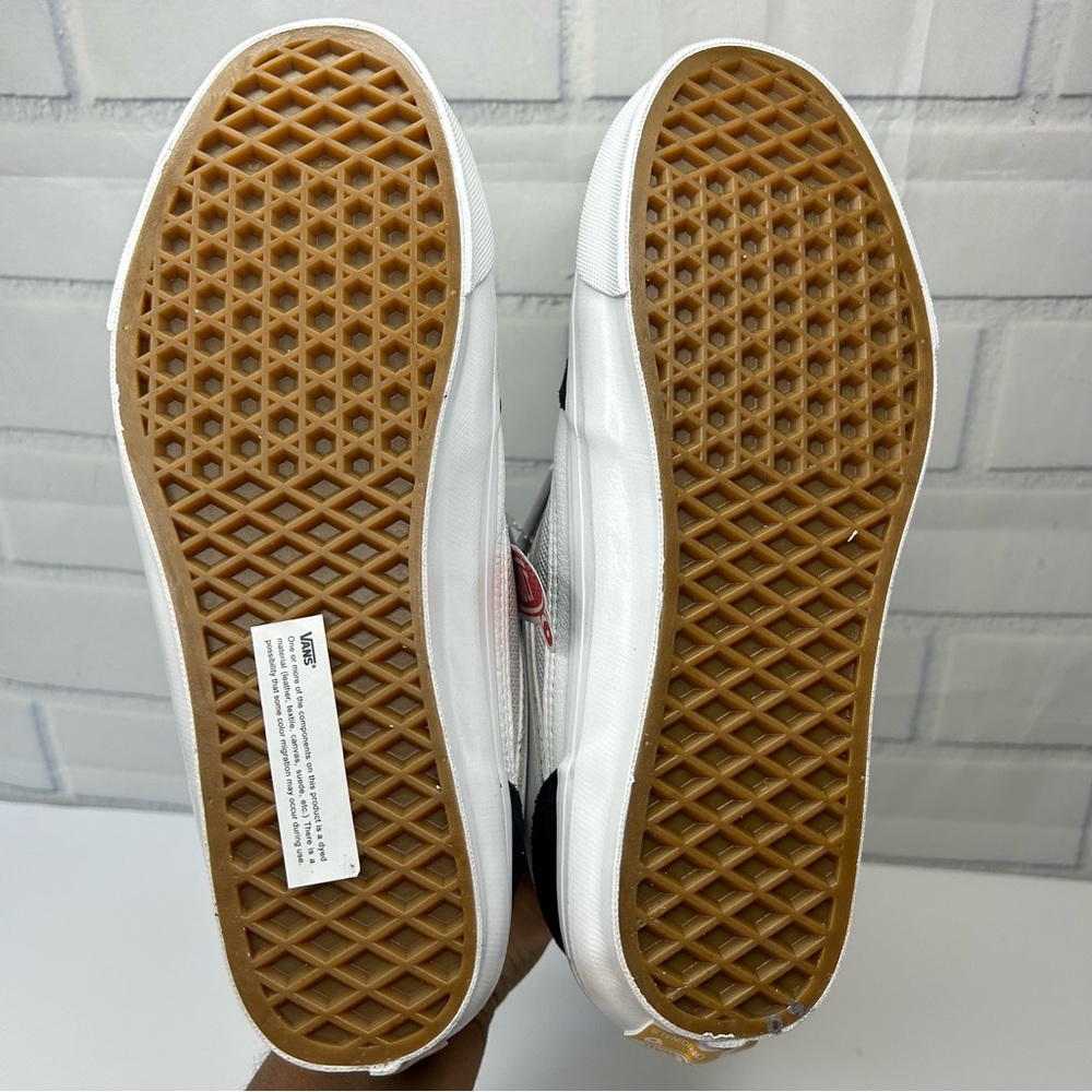 VANS White & Navy OG Half Cab Sneakers size 8 men - Picture 9 of 9